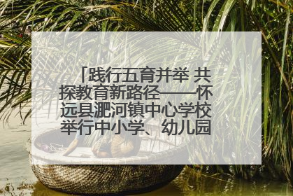 践行五育并举 共探教育新路径——怀远县淝河镇中心学校举行中小学、幼儿园班主任论坛活动