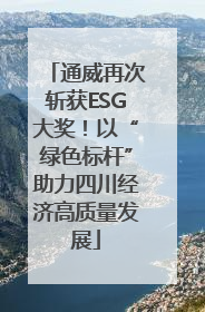 通威再次斩获ESG大奖！以“绿色标杆”助力四川经济高质量发展