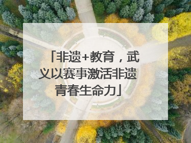 非遗+教育，武义以赛事激活非遗青春生命力