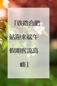 铁路合肥站迎来端午假期客流高峰