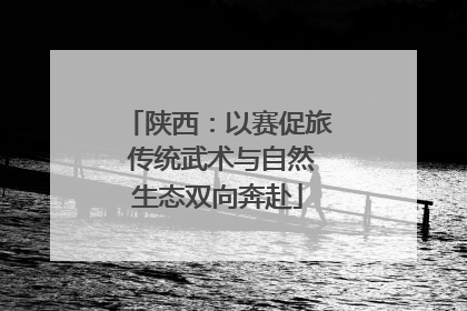 陕西：以赛促旅 传统武术与自然生态双向奔赴