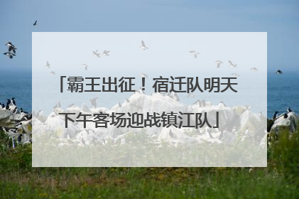 霸王出征！宿迁队明天下午客场迎战镇江队