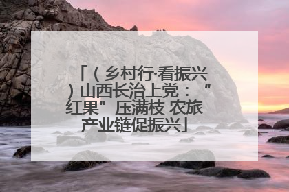 （乡村行·看振兴）山西长治上党：“红果”压满枝 农旅产业链促振兴