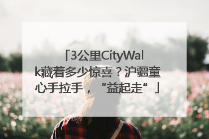 3公里CityWalk藏着多少惊喜？沪疆童心手拉手，“益起走”