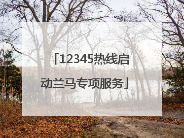 12345热线启动兰马专项服务