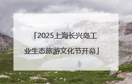 2025上海长兴岛工业生态旅游文化节开幕