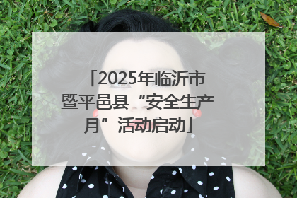 2025年临沂市暨平邑县“安全生产月”活动启动