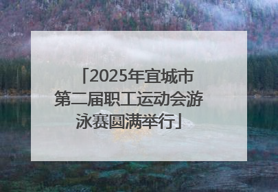 2025年宜城市第二届职工运动会游泳赛圆满举行