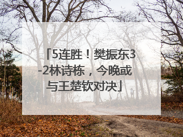 5连胜！樊振东3-2林诗栋，今晚或与王楚钦对决