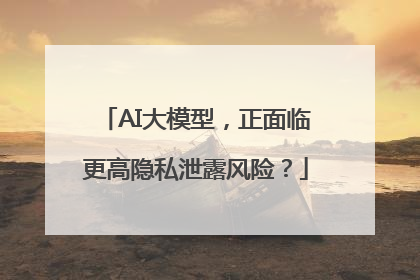 AI大模型，正面临更高隐私泄露风险？