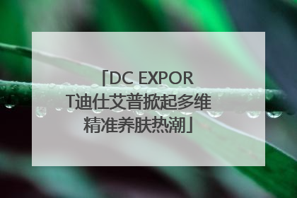 DC EXPORT迪仕艾普掀起多维精准养肤热潮