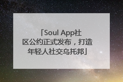 Soul App社区公约正式发布，打造年轻人社交乌托邦