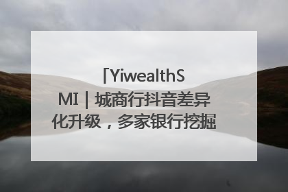 YiwealthSMI｜城商行抖音差异化升级，多家银行挖掘自身特色出圈！